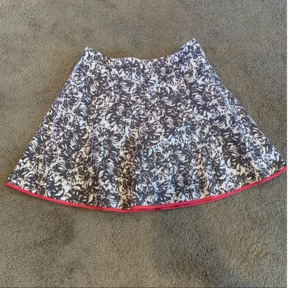 Club Monaco Tavie Floral Flare Mini Skirt size 8
